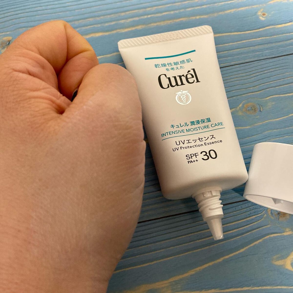 潤浸保湿 UVエッセンス/キュレル/日焼け止めローションを使ったクチコミ(4枚目)