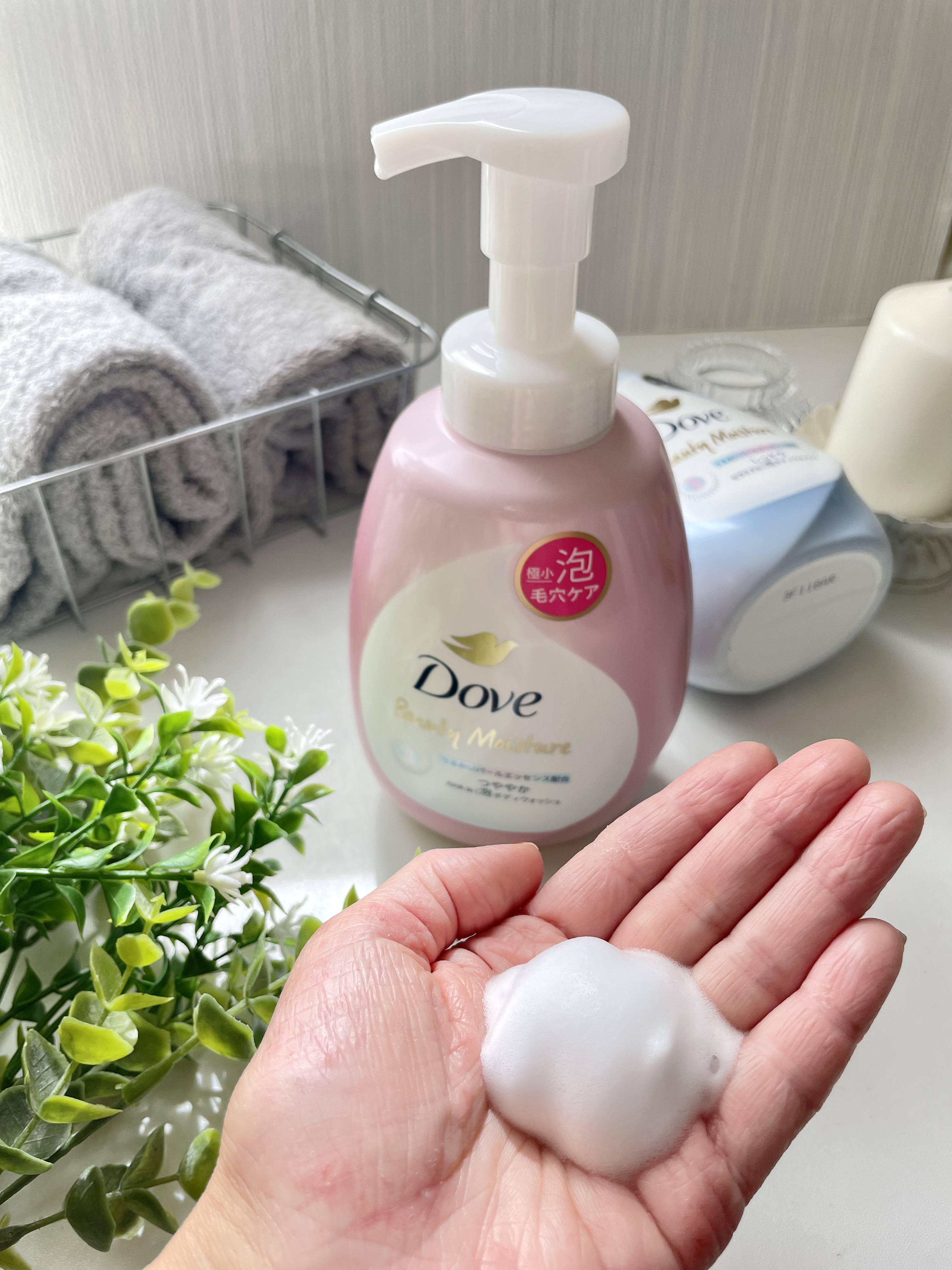 ビューティーモイスチャー 泡ボディウォッシュ しっとり/ダヴ/ボディソープを使ったクチコミ（2枚目）