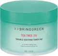 ティーツリーシカートラブルスージングトナーパッド / BRING GREEN