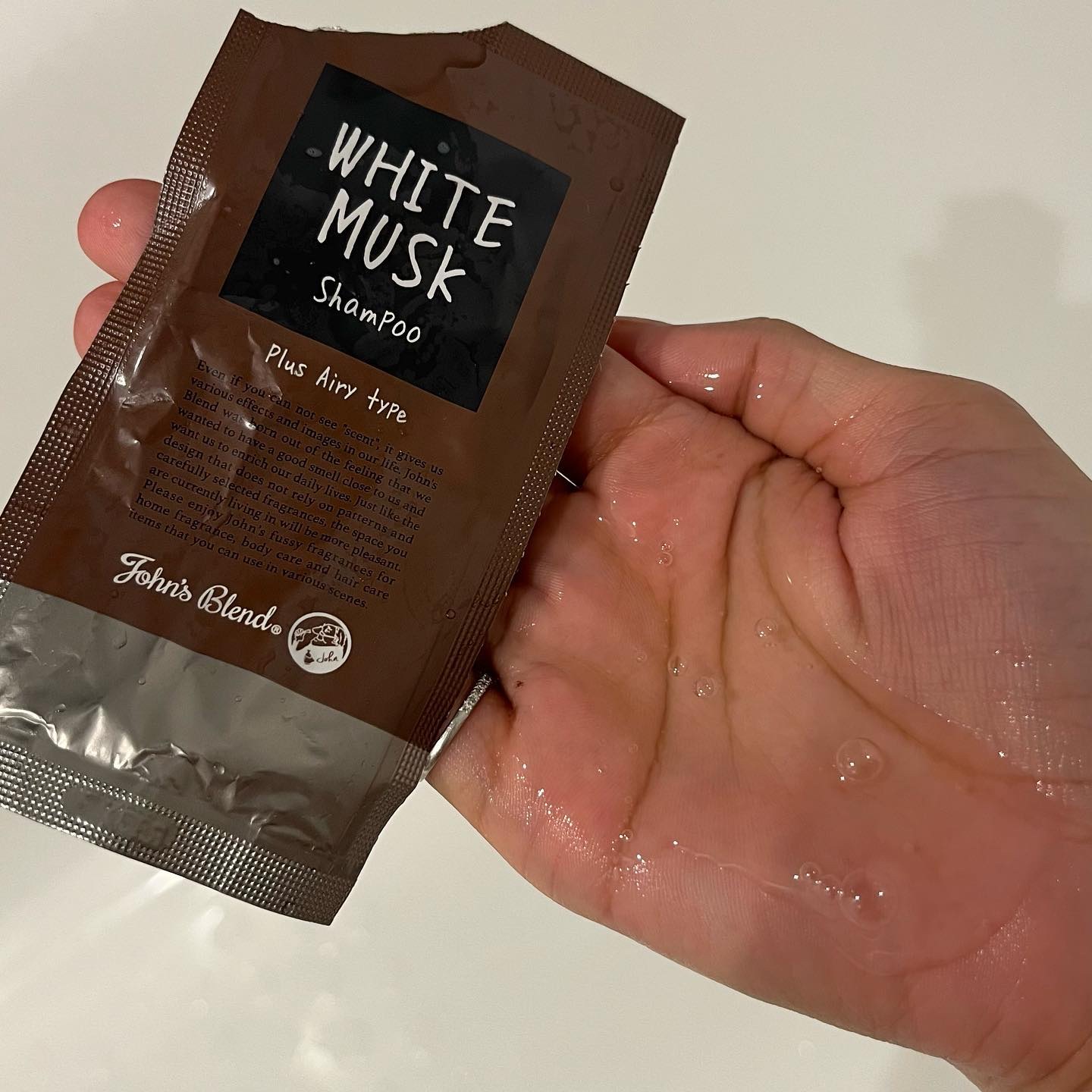 ホワイトムスク シャンプー／コンディショナー/John's Blend/市販シャンプーを使ったクチコミ（2枚目）