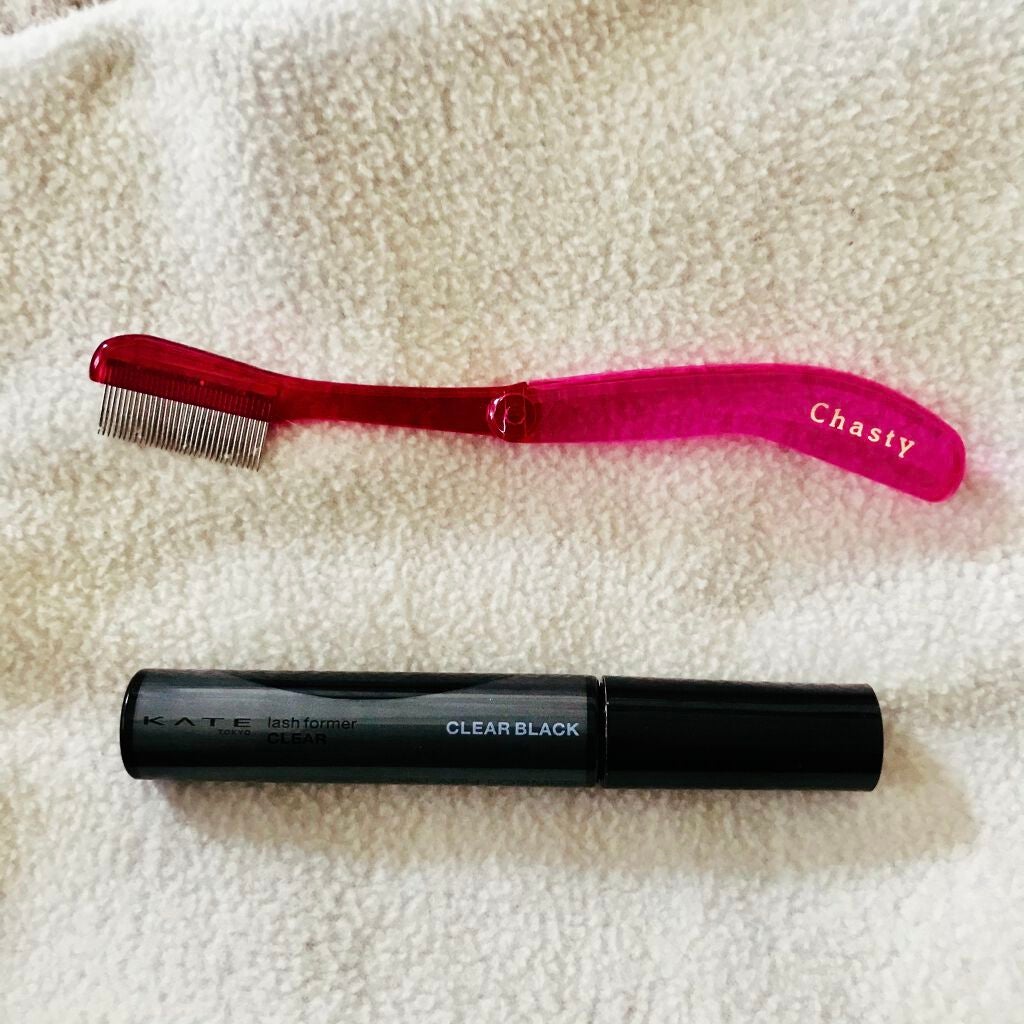 マスカラコーム メタルN(ナチュラル)/チャスティ/その他化粧小物を使ったクチコミ(1枚目)