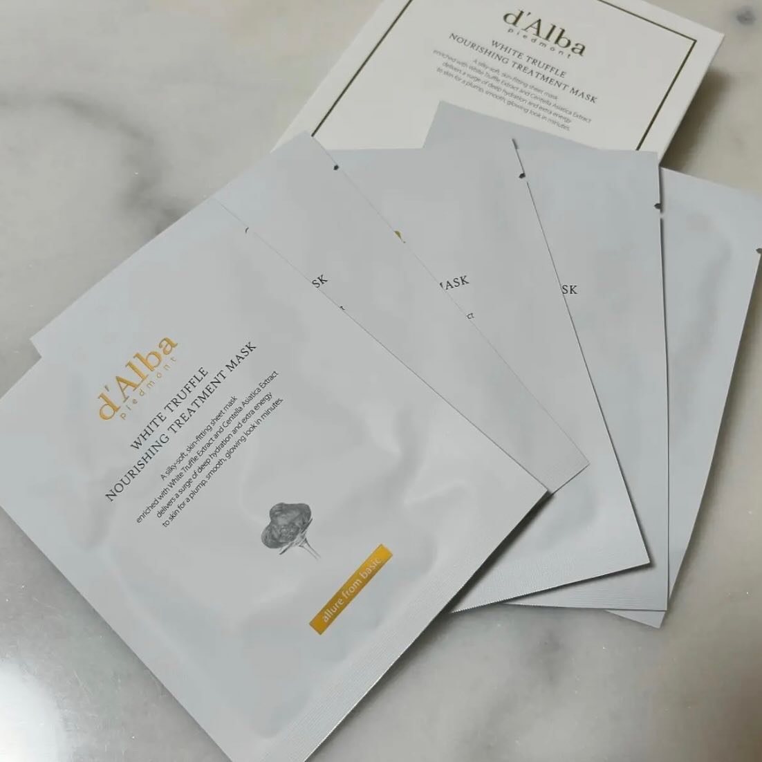 ホワイトトリュフナリシングトリートメントマスク/ダルバ/シートマスク・パックを使ったクチコミ（2枚目）