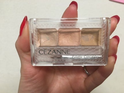 パレットコンシーラー/CEZANNE/パレットコンシーラーを使ったクチコミ(1枚目)