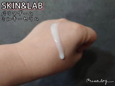 バリアダームミルキーセラム/SKIN&LAB/美容液を使ったクチコミ（3枚目）