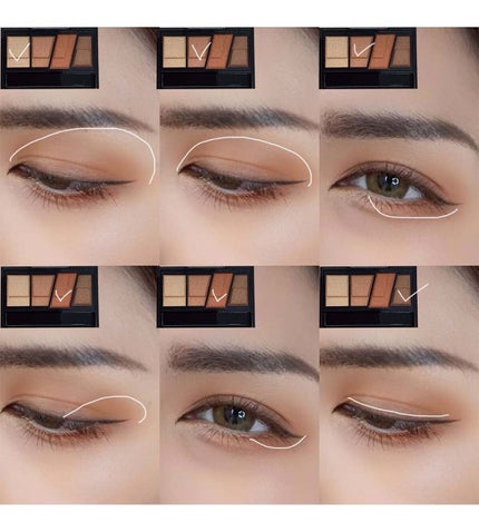 デザイニングブラウンアイズ/KATE/アイシャドウパレットを使ったクチコミ(4枚目)