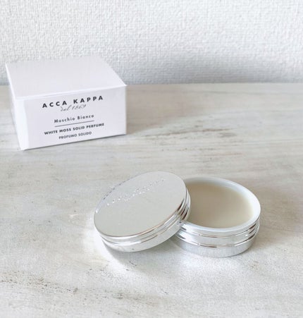 ホワイトモス ソリッドパフューム/ACCA KAPPA(アッカカッパ)/練り香水を使ったクチコミ(1枚目)