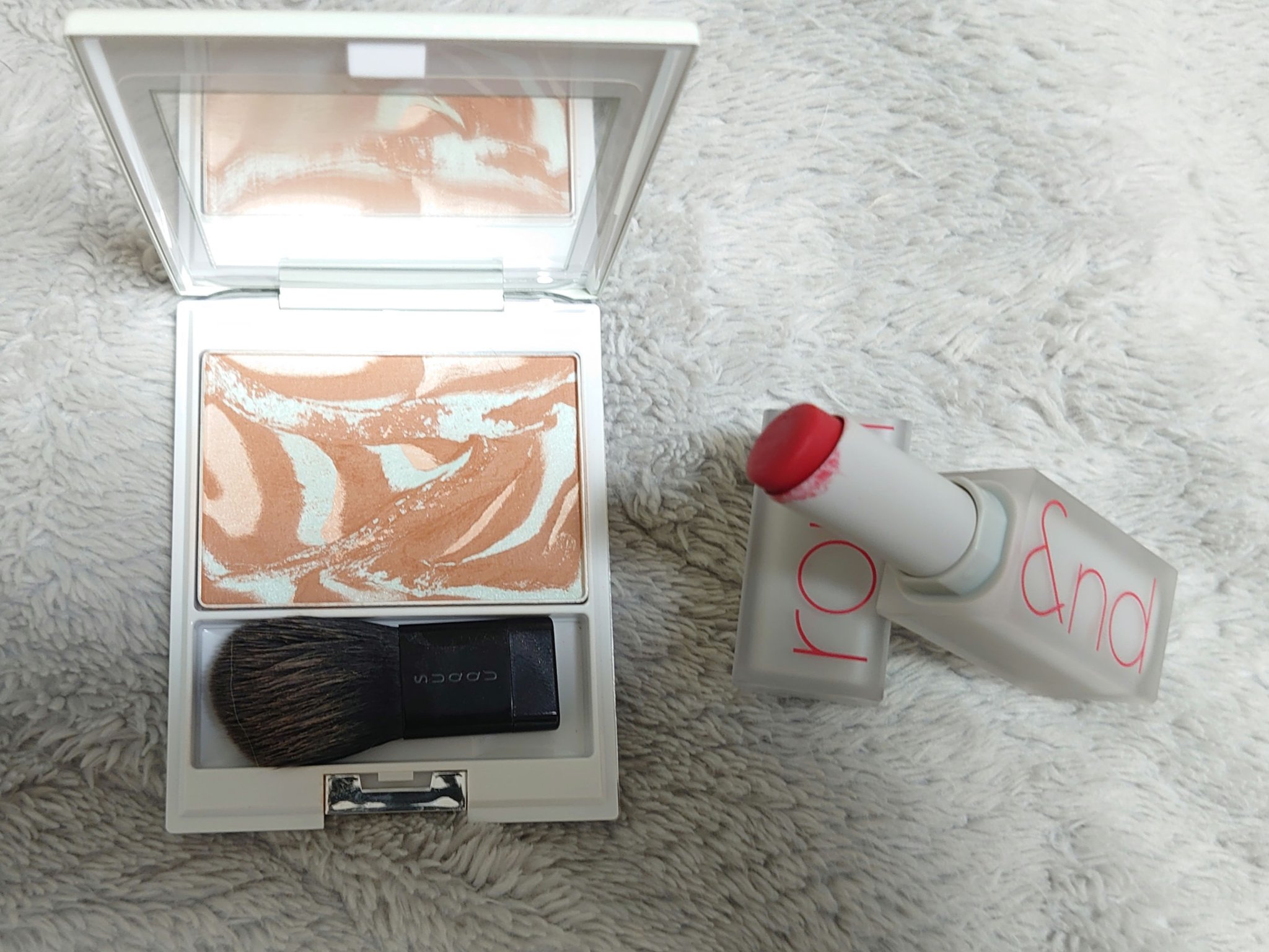 ゼロマットリップスティック 17 レッドヒート/rom&nd/口紅を使ったクチコミ（1枚目）