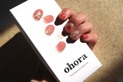 セミキュアジェルネイル(ハンド)/ohora/ネイルシールを使ったクチコミ(3枚目)