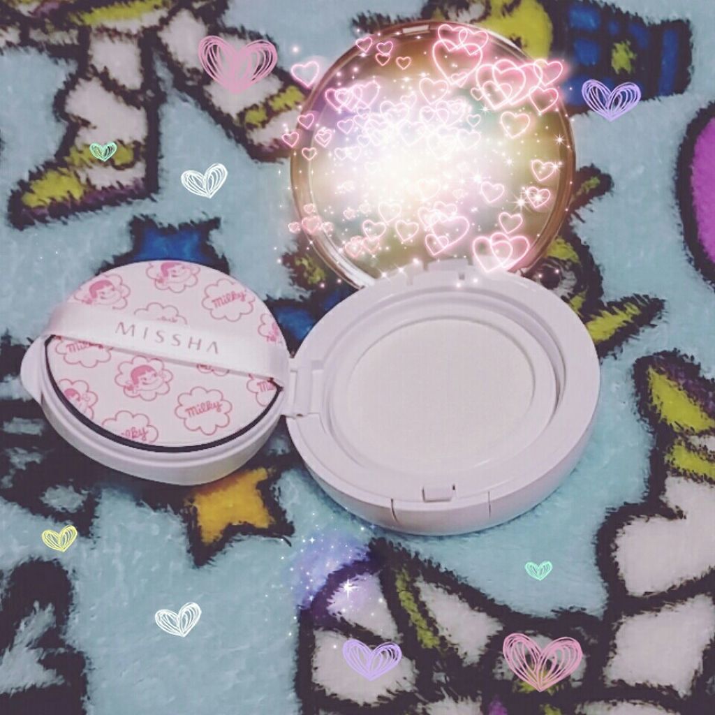 M クッションベース（ミルキー）/MISSHA/化粧下地を使ったクチコミ（2枚目）