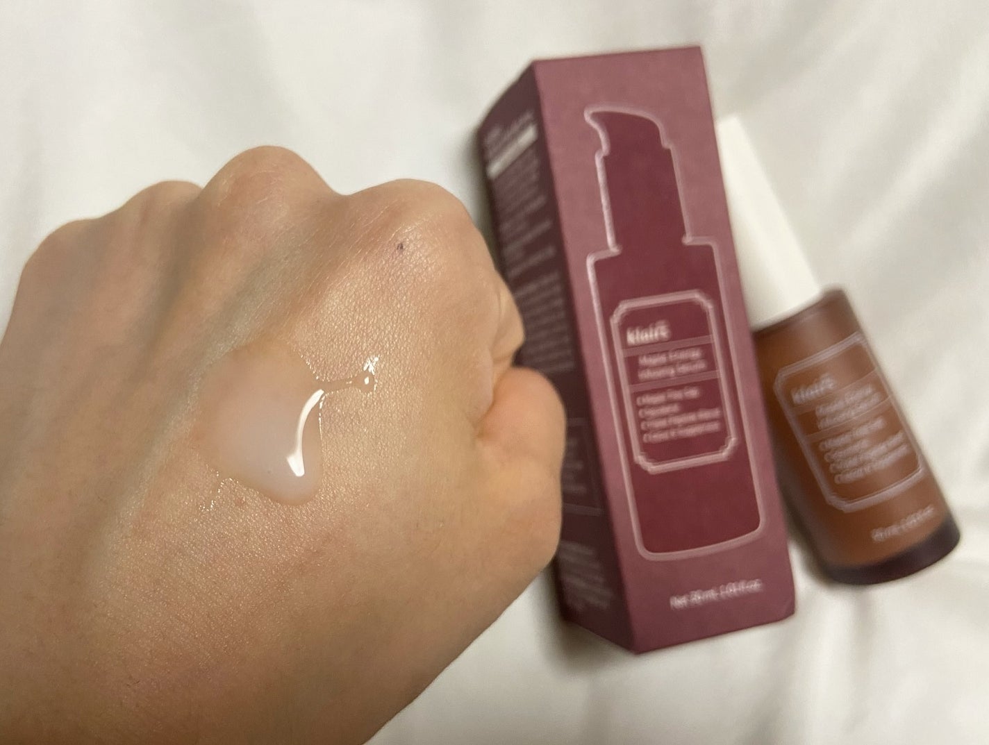 メープルエナジーインフュージングセラム/Klairs/美容液を使ったクチコミ(3枚目)