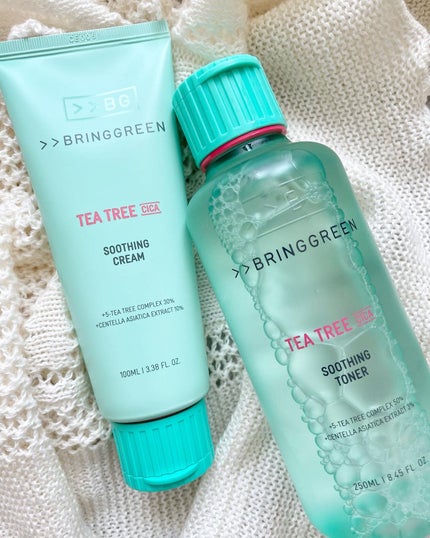 ティーツリーシカスージングクリーム/BRING GREEN/フェイスクリームを使ったクチコミ(4枚目)