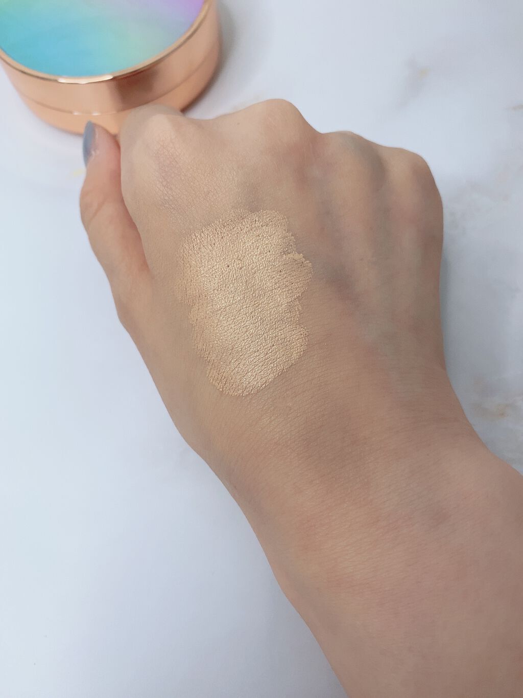 ピンクティーツリーカバークッション/APLIN/クッションファンデーションを使ったクチコミ(3枚目)