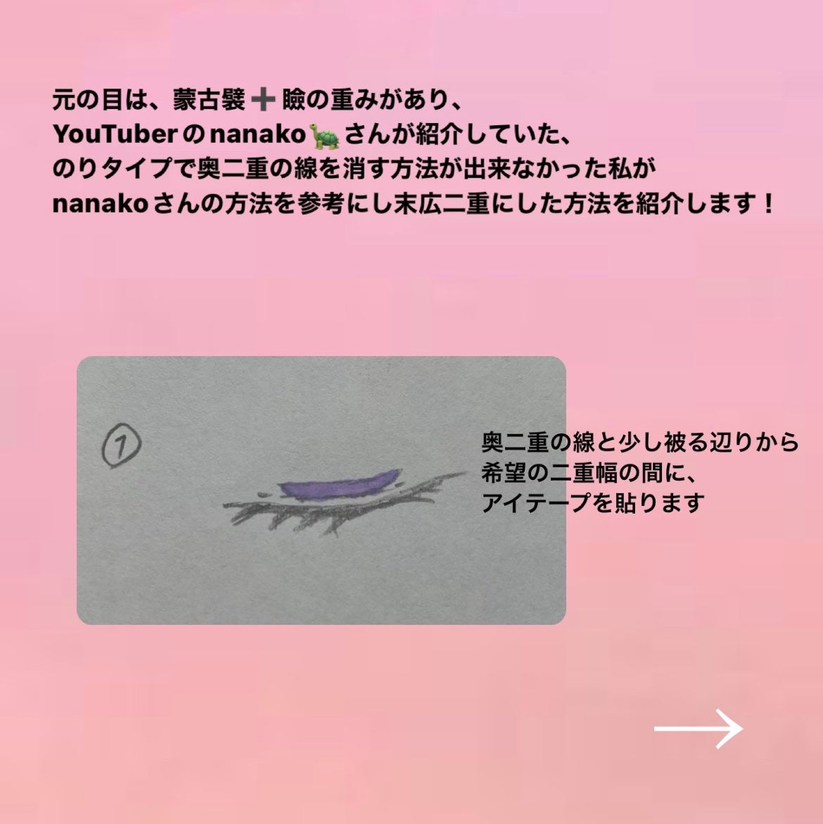 アイトーク スーパーウォータープルーフ/アイトーク/二重まぶた用アイテムを使ったクチコミ(2枚目)