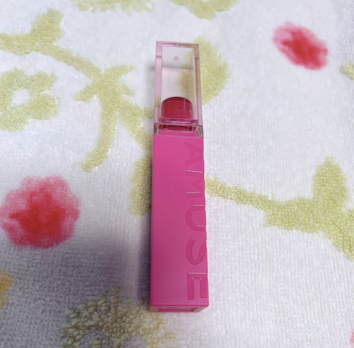 シューベルベット 04花ビラ/AMUSE/口紅を使ったクチコミ（1枚目）