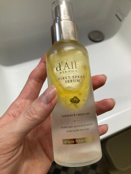 ダルバ ホワイトトリュフファーストスプレーセラム/ダルバ/ミスト状化粧水を使ったクチコミ(1枚目)