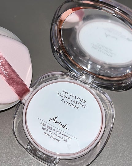アリウル インクフェザーカバーラスティングクッション/Ariul/クッションファンデーションを使ったクチコミ(4枚目)
