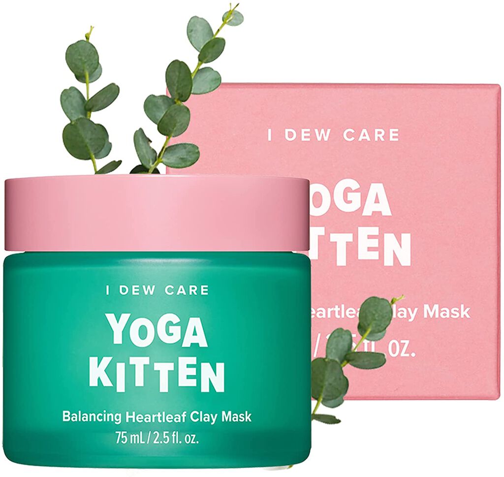 I DEW CARE YOGA KITTEN balancing Heartleaf Clay Mask