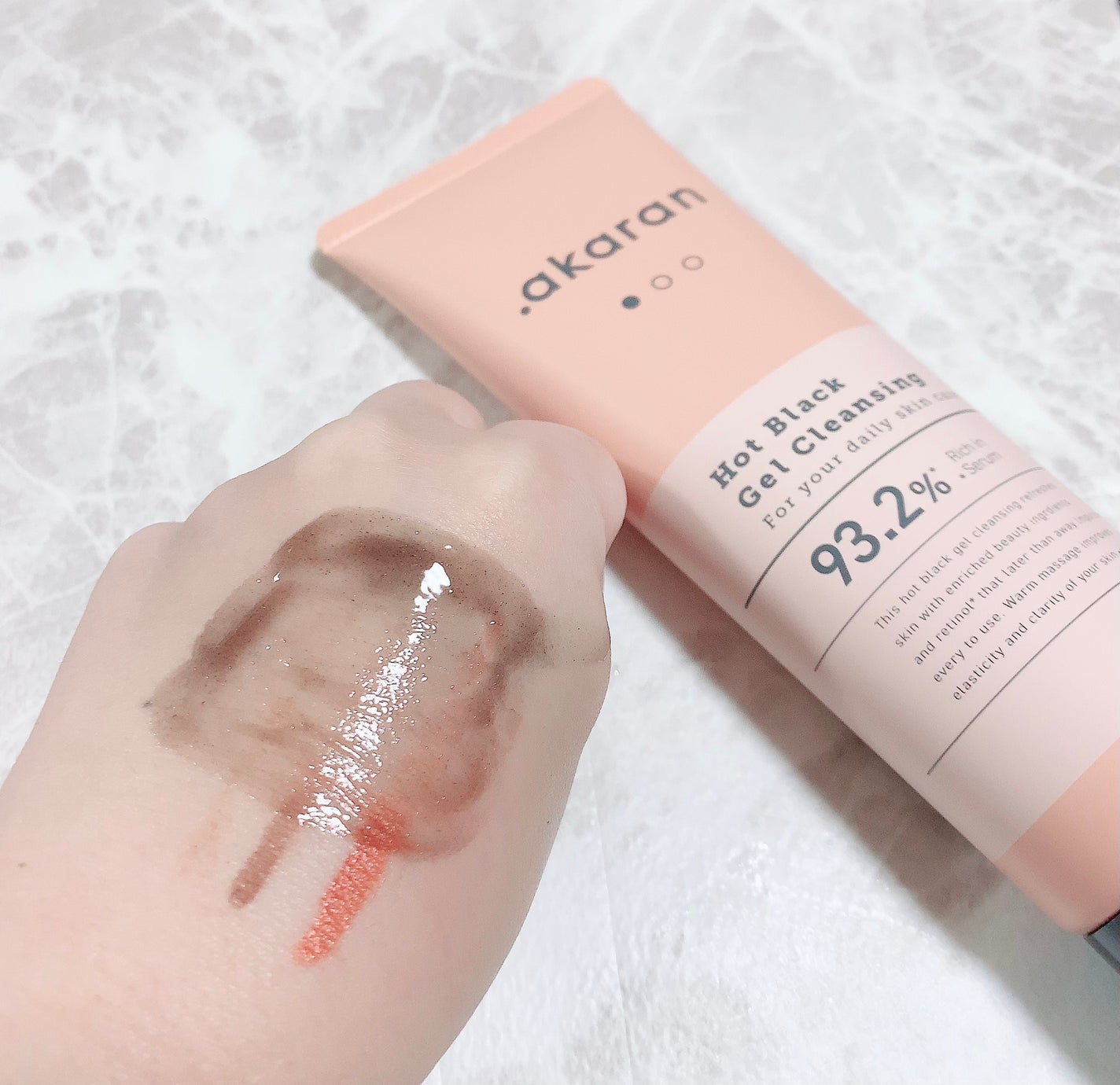 ホットブラックジェルクレンジング/.akaran/クレンジングジェルを使ったクチコミ(3枚目)