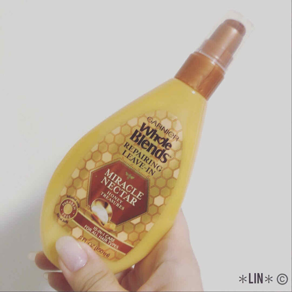 GARNIER(海外) ホール ブレンド、ハニー トレジャーズ ミラクル ネクター リペアリング リーブイン