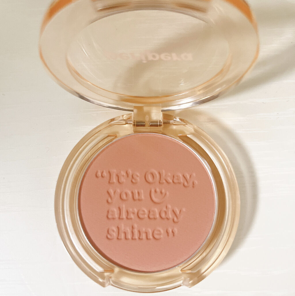 ピュア ブラッシュド サンシャイン チーク/PERIPERA/パウダーチークを使ったクチコミ（1枚目）