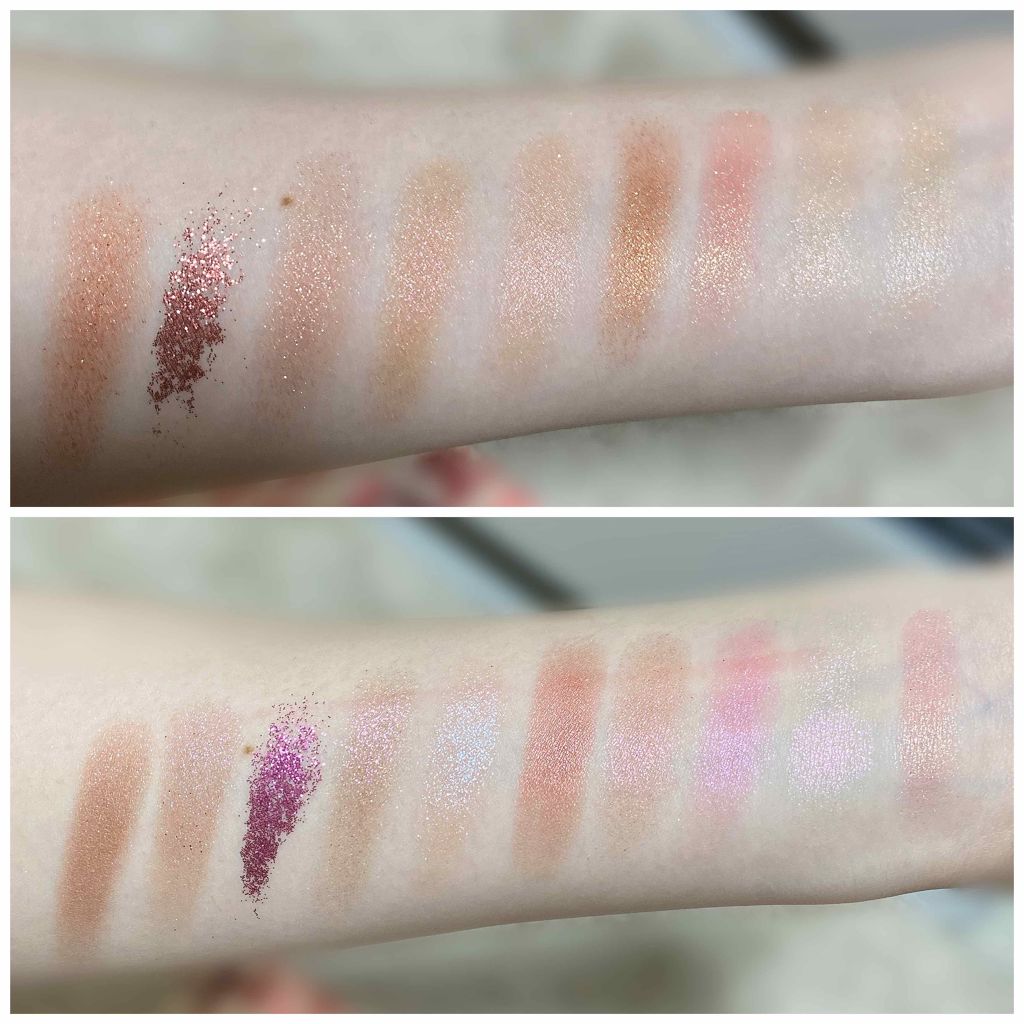 プロ ダズリング アイパレット グリッツ シャワー/CLIO/アイシャドウパレットを使ったクチコミ(3枚目)