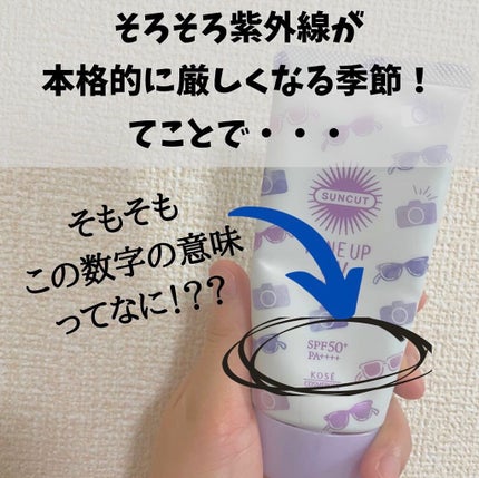 トーンアップUV エッセンス/サンカット®/日焼け止めローションを使ったクチコミ(2枚目)