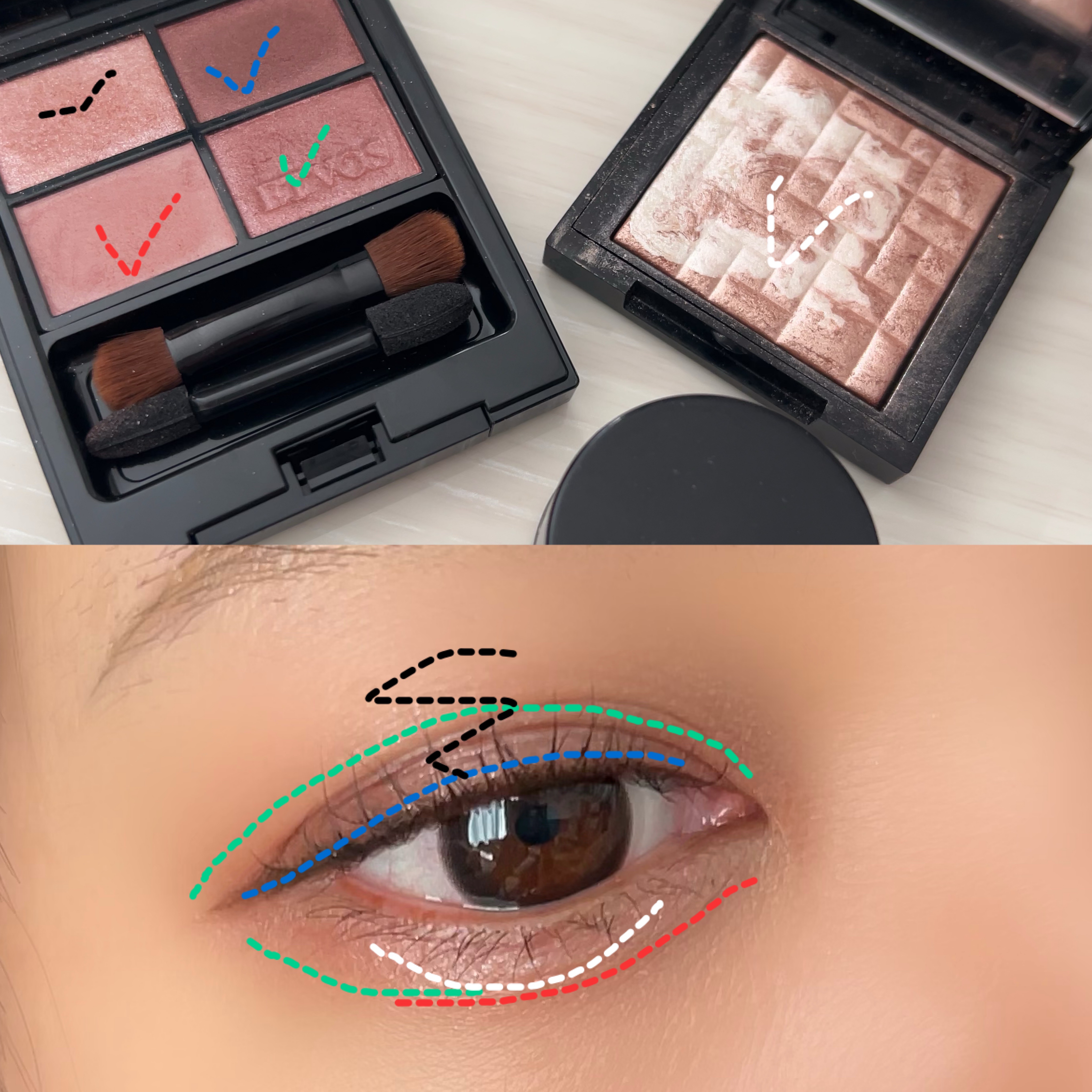 ミネラルクラッシィシャドー/エトヴォス/アイシャドウパレットを使ったクチコミ（2枚目）