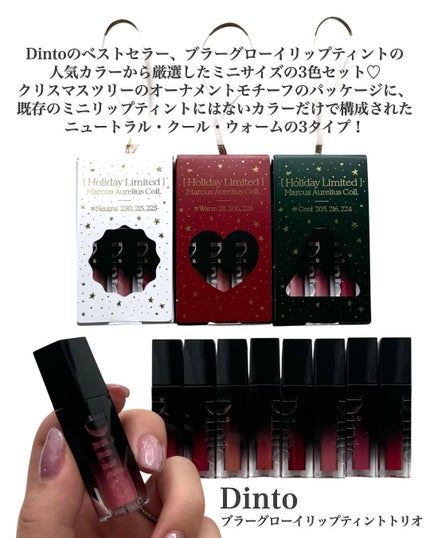 ミニリップトリオブラーグローイリップティント/Dinto/リップティントを使ったクチコミ(2枚目)