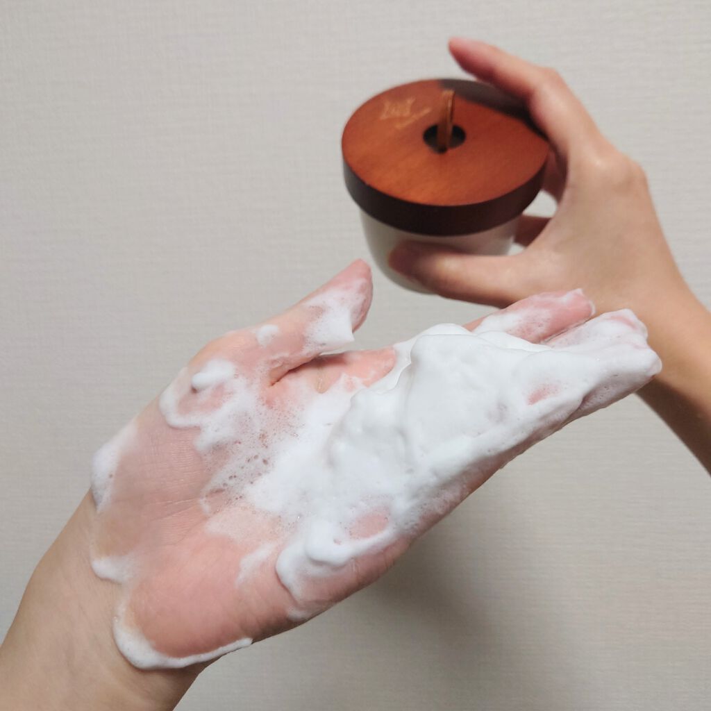 生せっけん ポット [ホワイト] オリジナル/Ruam Ruam/洗顔フォームを使ったクチコミ（2枚目）