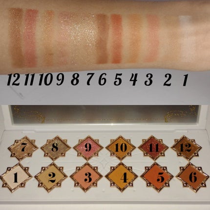 リトルエンジェル12色アイシャドウパレット/FlowerKnows/アイシャドウパレットを使ったクチコミ(3枚目)
