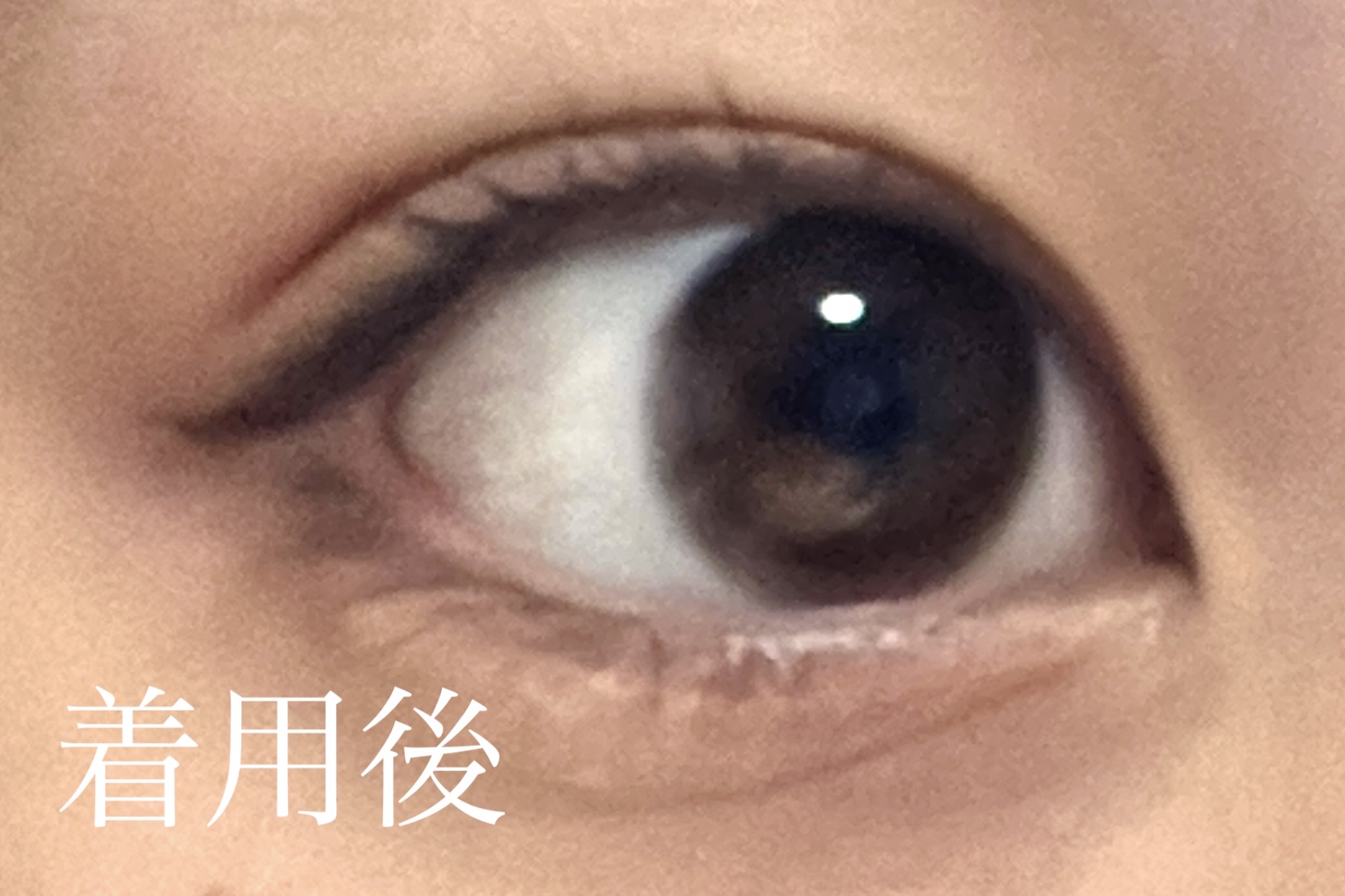 超モテコンウルトラマンスリー/モテコン/１ヶ月（１MONTH）カラコンを使ったクチコミ（2枚目）