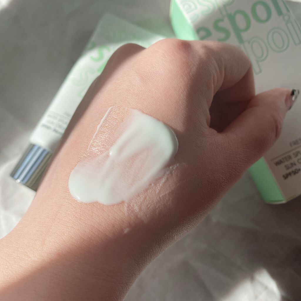 ウォータースプラッシュサンクリーム/espoir/日焼け止め・UVケアを使ったクチコミ(4枚目)