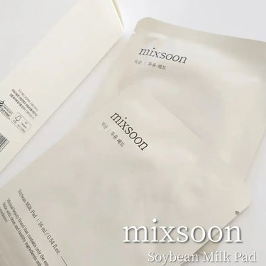 mixsoon 豆乳パッドのクチコミ「いつもご覧いただきありがとうございます♡

大好きなmixsoonから新登場🥺

mixsoo.....」（1枚目）