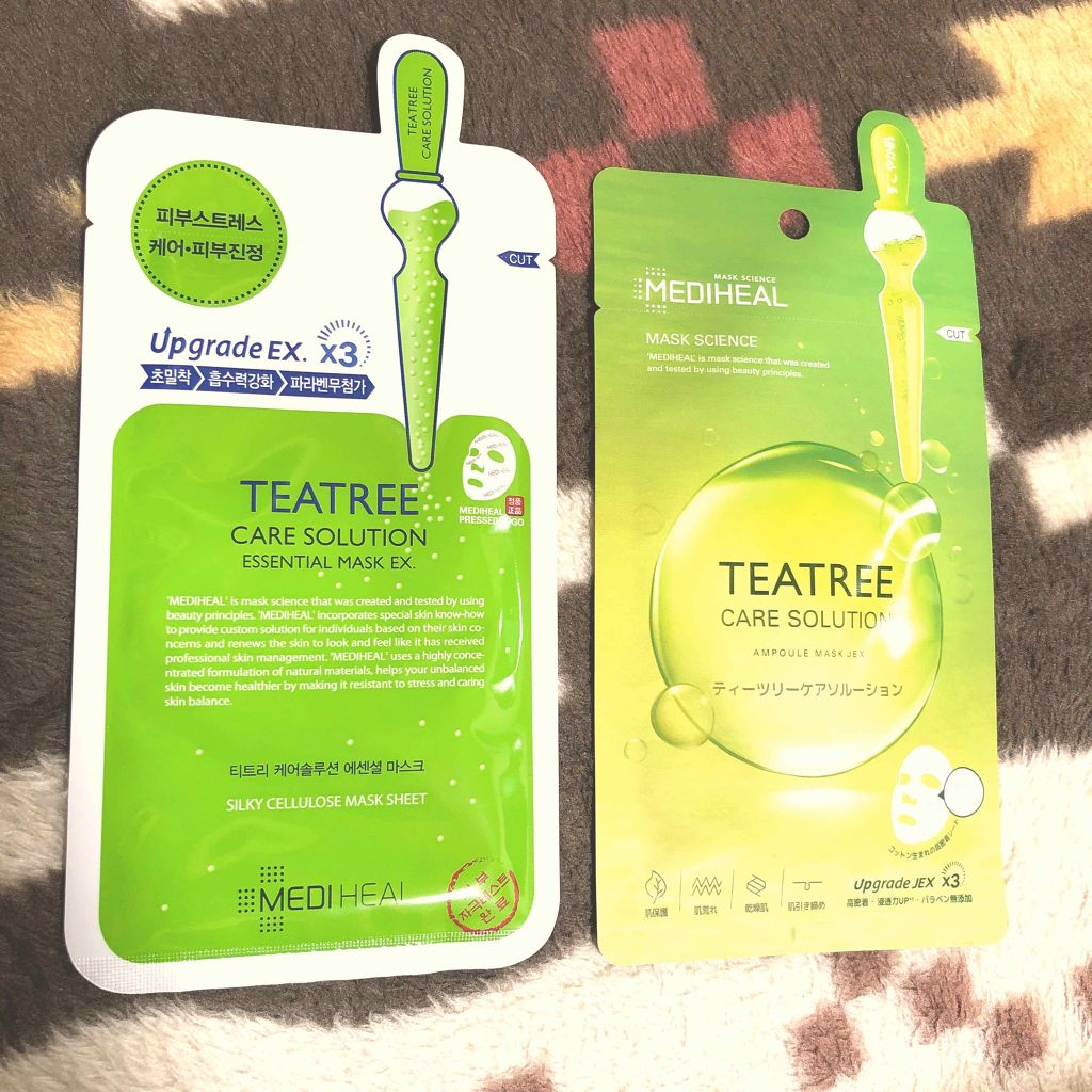 ティーツリーケアソリューション アンプルマスクJEX/MEDIHEAL/シートマスク・パックを使ったクチコミ（1枚目）
