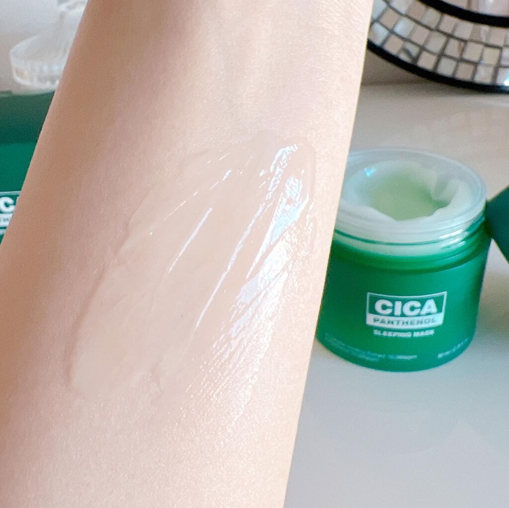 シカパンテノールスリーピングマスク/SNP/フェイスクリームを使ったクチコミ(6枚目)