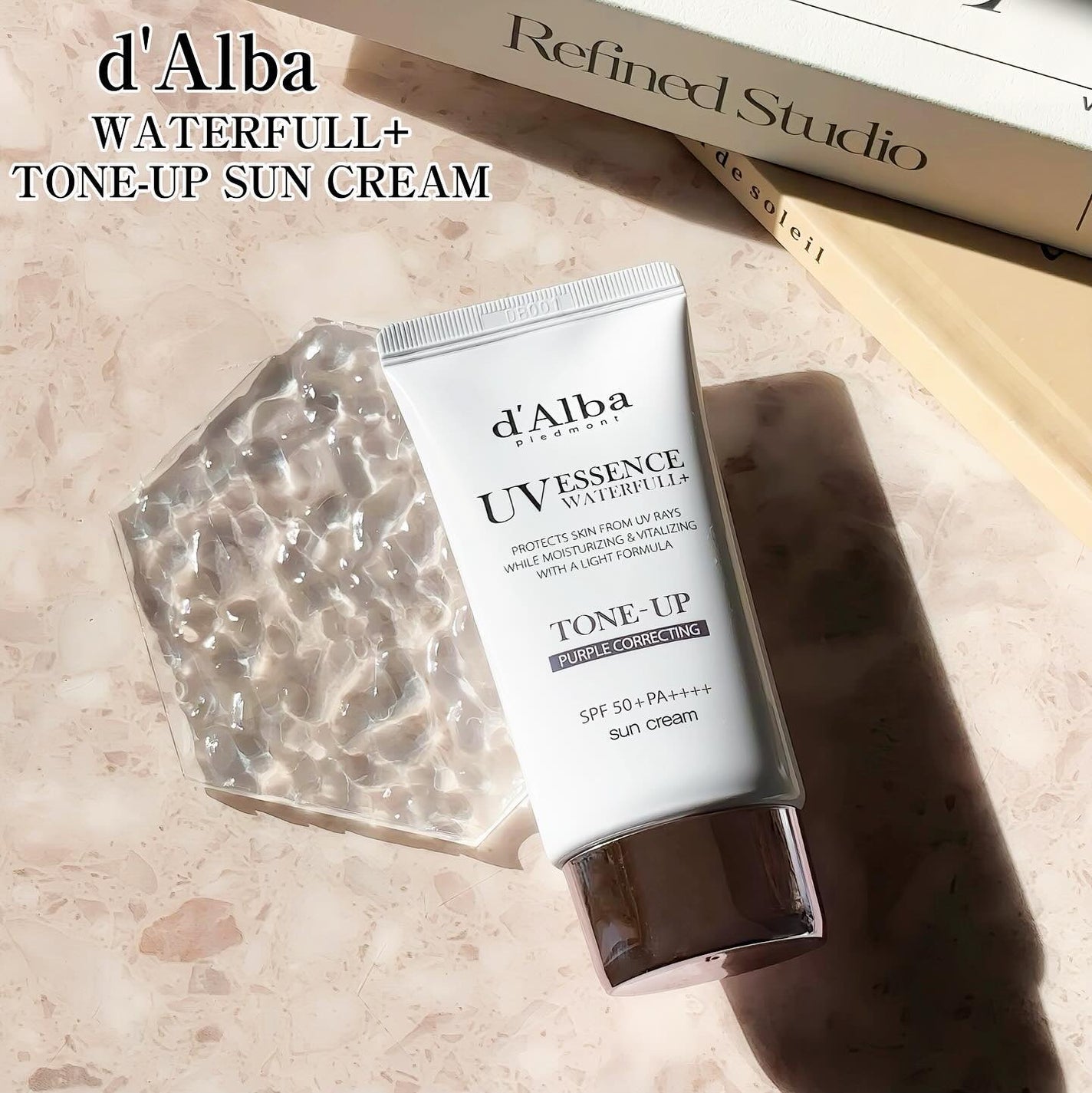 ダルバ ウォータフル トーンアップ サンクリーム(パープル)/ダルバ/日焼け止めクリームを使ったクチコミ(1枚目)