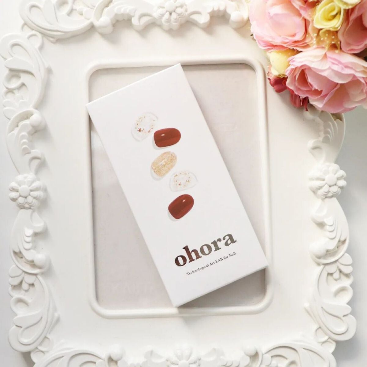 セミキュアジェルネイル(ハンド)/ohora/ネイルシールを使ったクチコミ(1枚目)