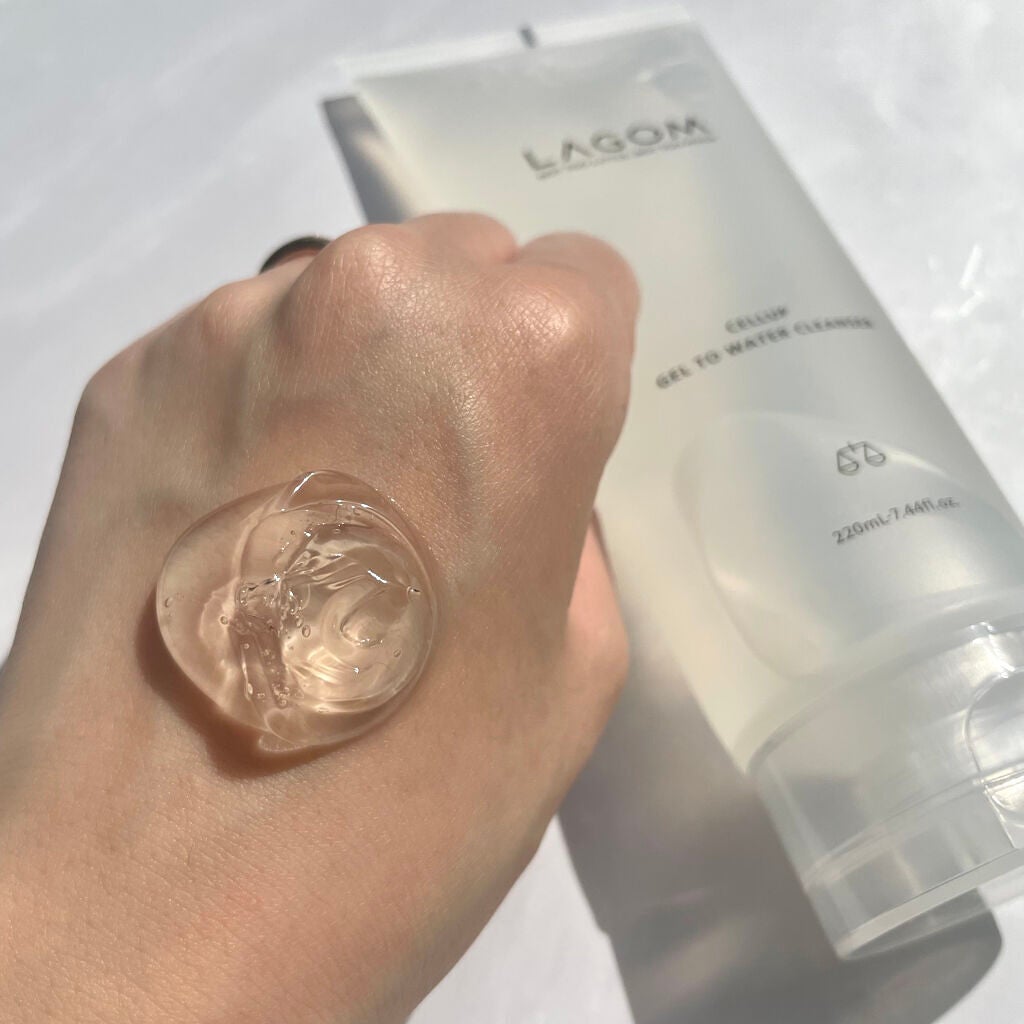 ラゴム ジェルトゥウォーター クレンザー(朝用洗顔)/LAGOM /その他洗顔料を使ったクチコミ(2枚目)