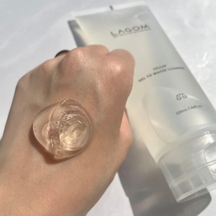 ラゴム ジェルトゥウォーター クレンザー(朝用洗顔)/LAGOM /その他洗顔料を使ったクチコミ(2枚目)