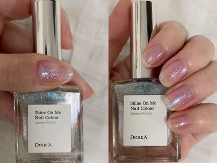 シャインオンミーネイルカラー/Dear.A/マニキュアを使ったクチコミ(3枚目)