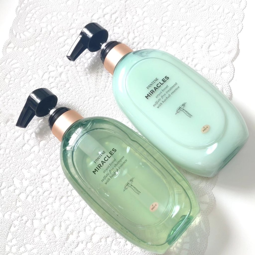 ミラクルズ うるおいブースト シャンプー/トリートメント/パンテーン/市販シャンプーを使ったクチコミ（1枚目）