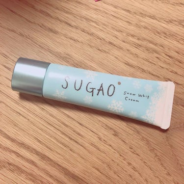 SUGAO
"スノーホイップクリーム"
25ｇ

今更ながら買いました😅
売り切れ中に私がお店へ行っていたのか、
そもそも入荷していなかったのか、
中々見かけなくて昨日やっとゲットしました！

このク