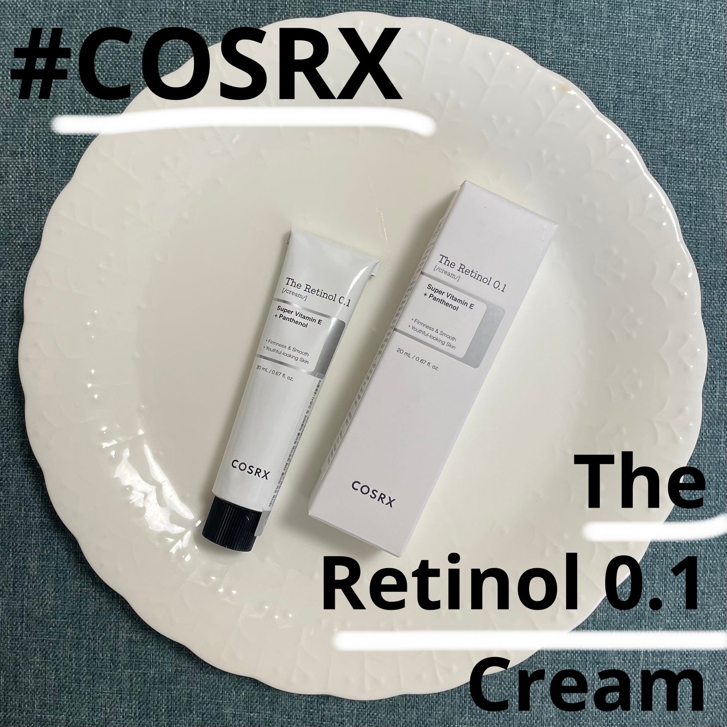 RXザ・レチノール0.1クリーム/COSRX/フェイスクリームを使ったクチコミ(1枚目)