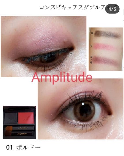 コンスピキュアス ダブルアイズ/Amplitude/アイシャドウパレットを使ったクチコミ(1枚目)