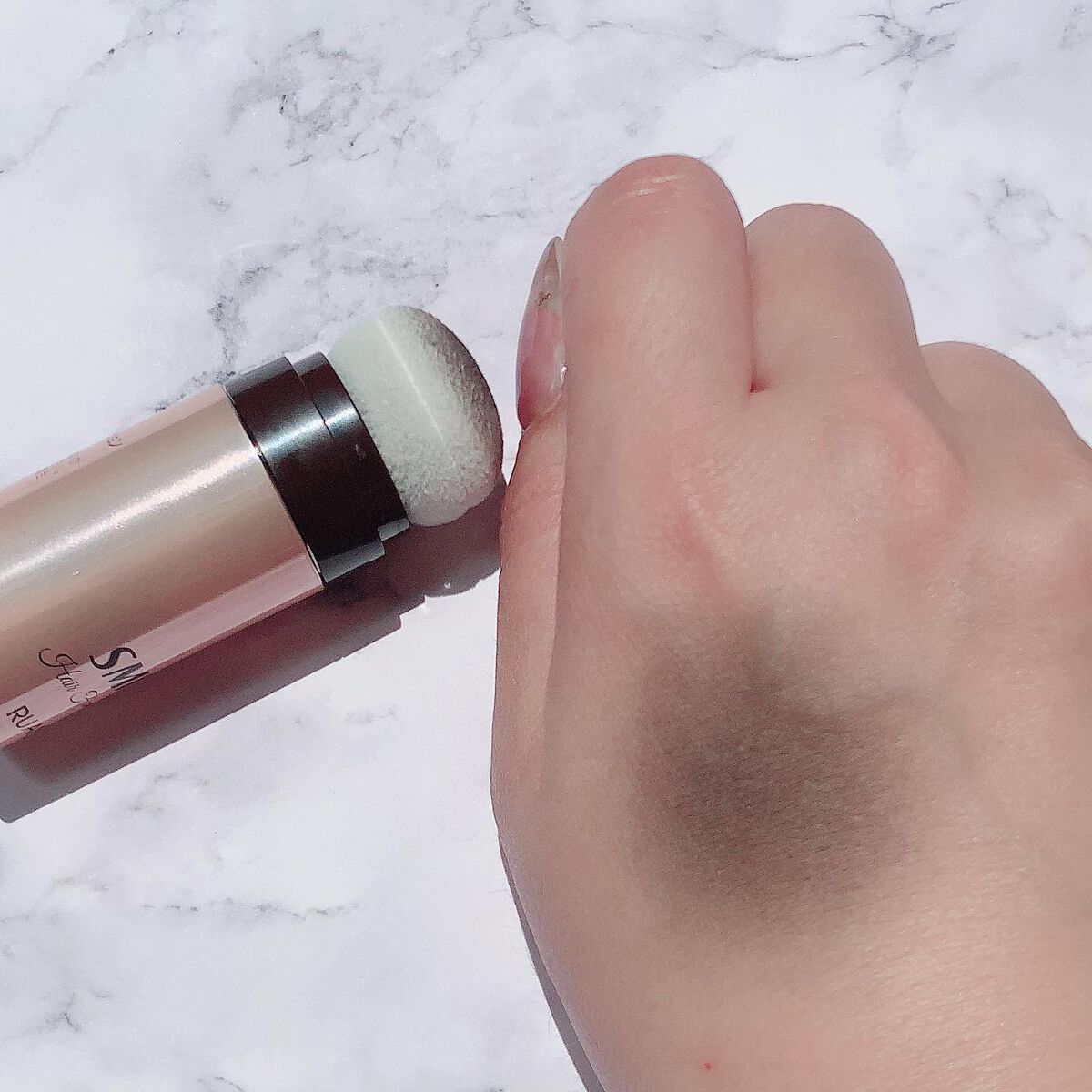 SMHヘアファンデーション <スティックタイプ>/ルアン/ヘアカラーを使ったクチコミ(6枚目)