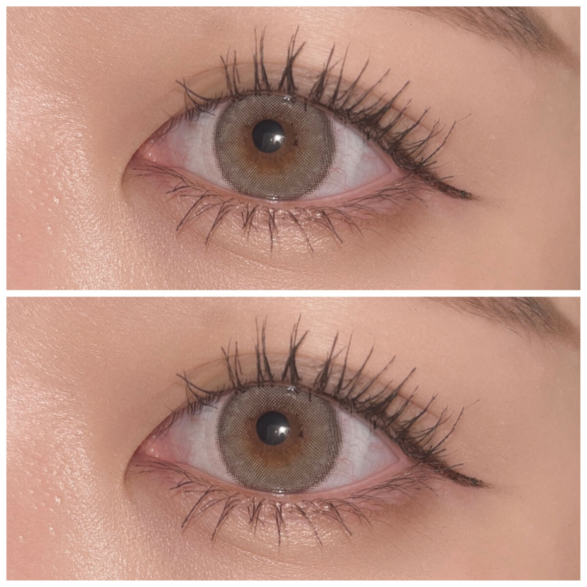 ディアサム(DearSome) アッシュグレー/OLOLA/カラーコンタクトレンズを使ったクチコミ（2枚目）