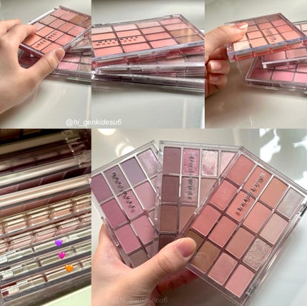 ソフトブラーリングアイパレット/wakemake/アイシャドウパレットを使ったクチコミ(9枚目)