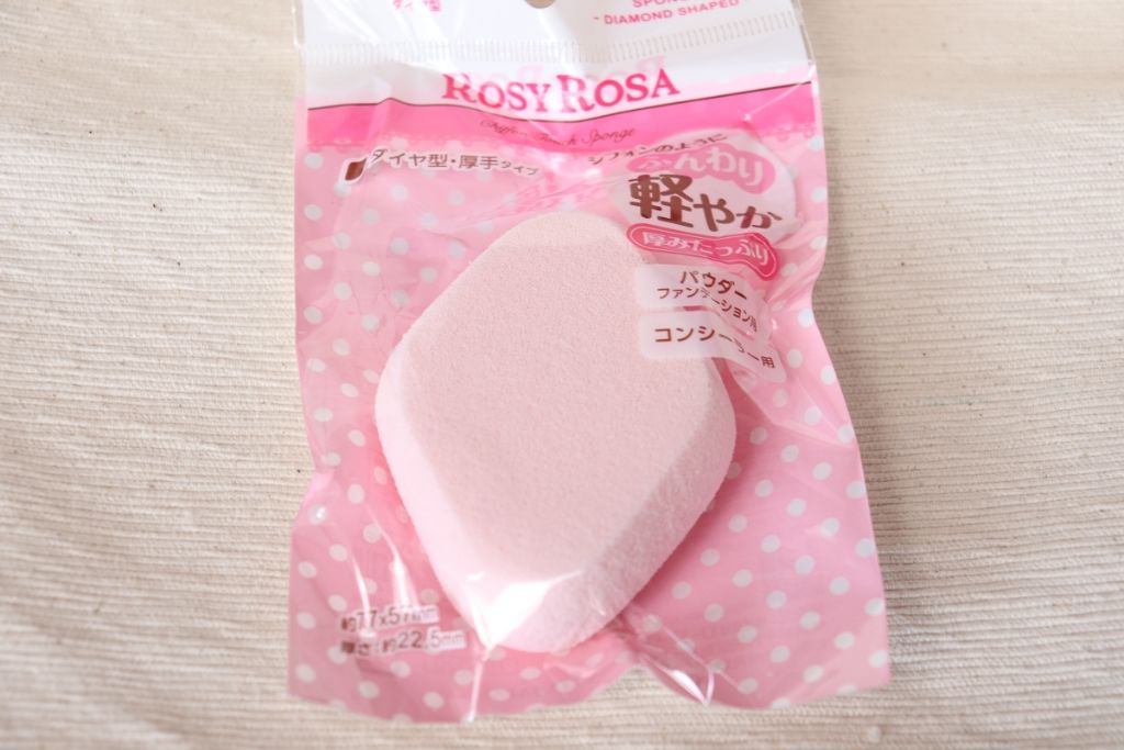 シフォンタッチスポンジN ダイヤ型/ロージーローザ/パフ・スポンジを使ったクチコミ（1枚目）