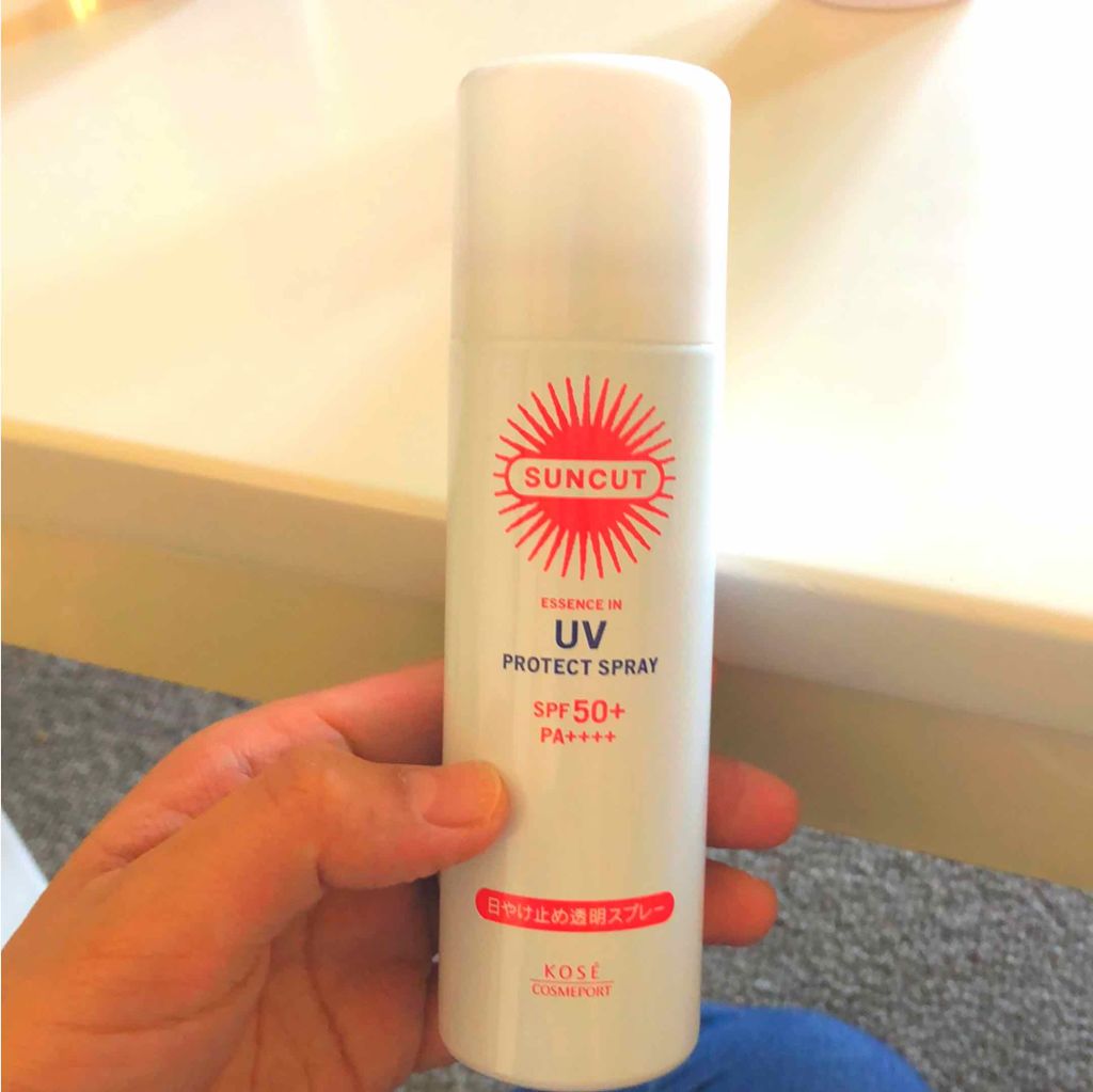 日やけ止め透明スプレー 無香料/サンカット®/日焼け止めミスト・スプレーを使ったクチコミ（2枚目）