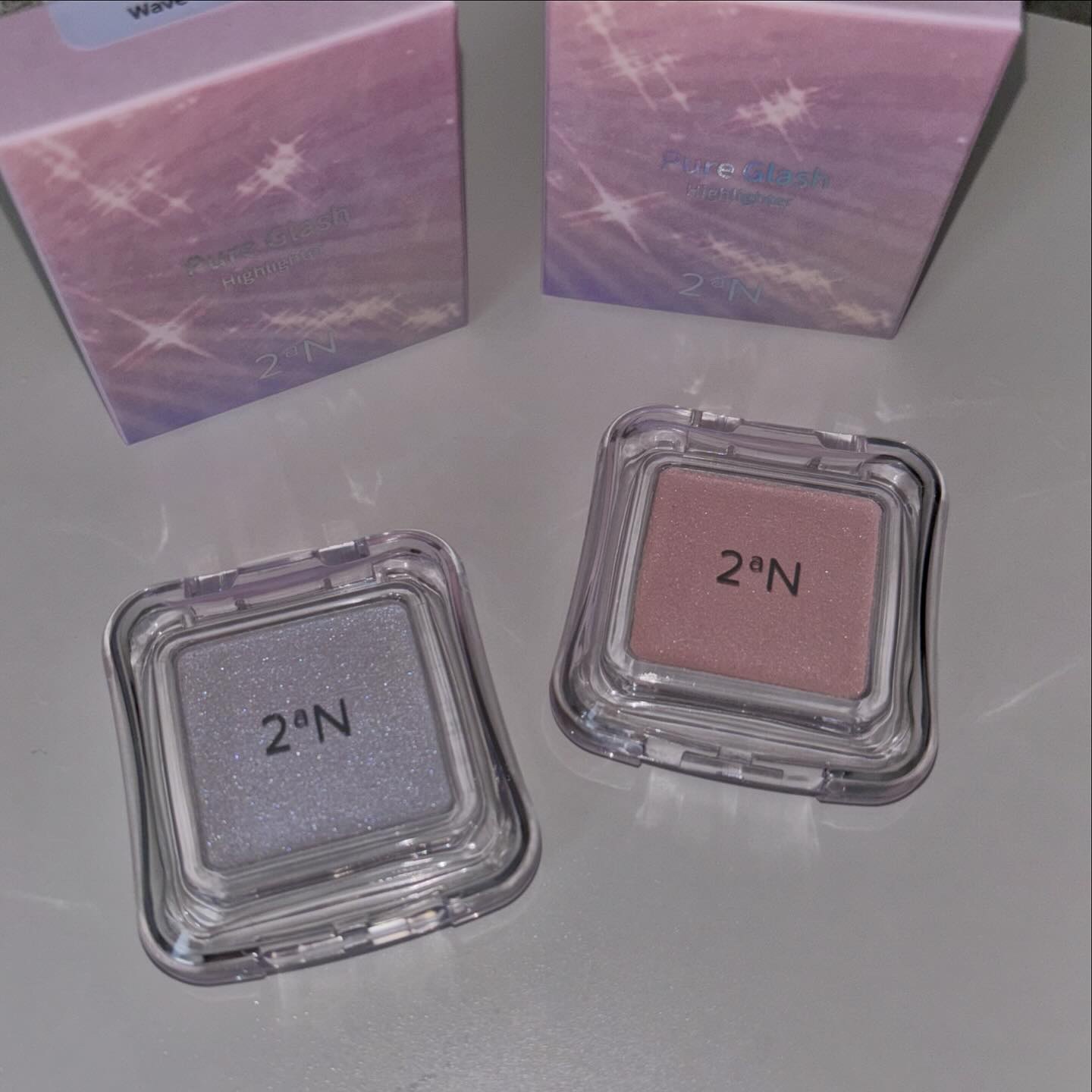 ピュアグラッシュ ハイライター PK01 マーメイド/2aN/パウダーハイライトを使ったクチコミ（2枚目）